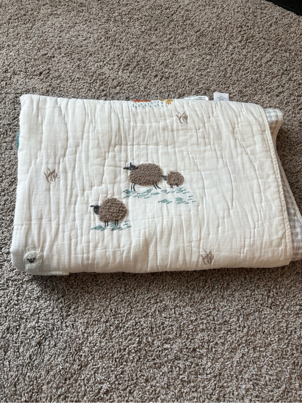 Pottery Barn Kids - Farmhouse Baby Quilt - Picture 2 of 5
